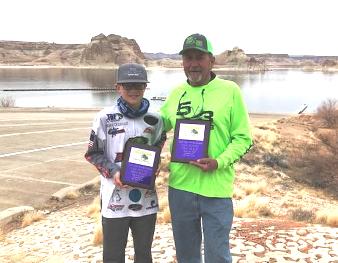 3/10/18 Jackson & Brian Hammond 1st at Powell 16.44 lb.